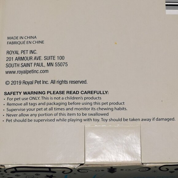 Royal Pet Tennis Ball Gift Set Decorative Box Christmas Holiday Dog Pet Toy 4pc - Picture 5 of 8